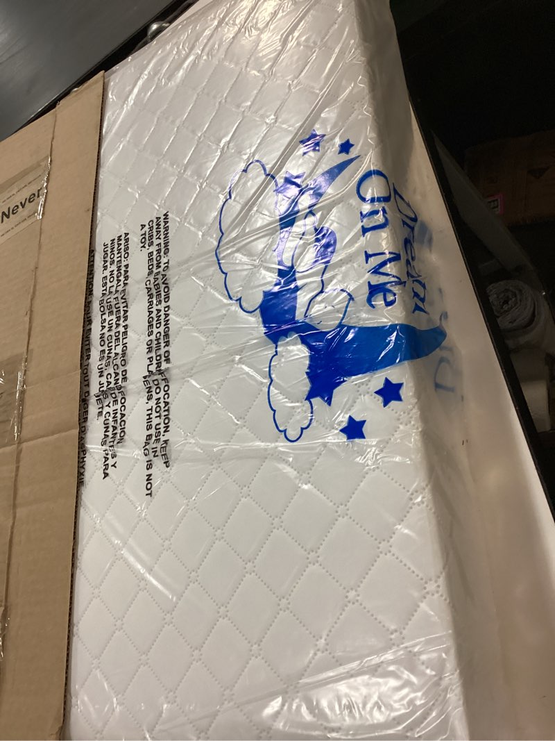 Condition photo showing Good Condition for Moonlight Slumber Little Dreamer Mini Crib Mattress – Dual-Sided Baby and Toddler Mattress, Firm Inf
