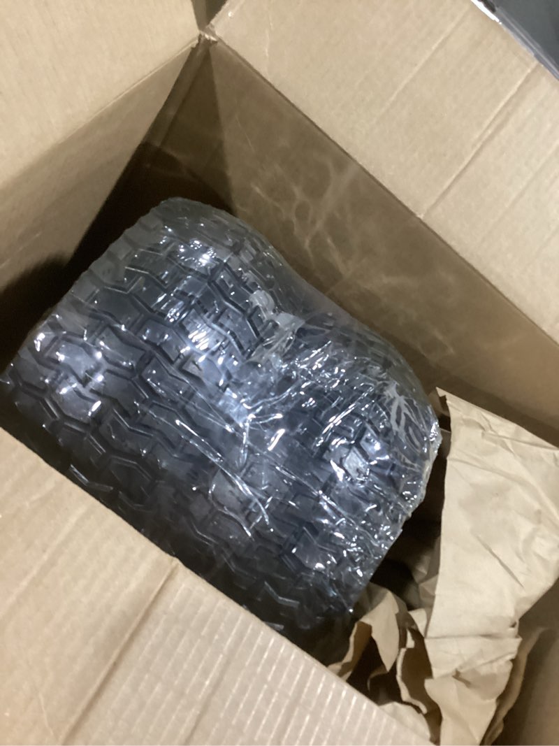 Condition photo showing Good Condition for 13x5.00-6 nhs Lawn Mower Tire and Wheels Tubeless with 3/4" 5/8" Bearings, 13x5x6 Zero Turn Mower Front Tires for Commercial Grade Lawn 3"-4" Adjustable Centered Hub, 2PCS 13x5.00-6 - 2P ( Tubeless ) White