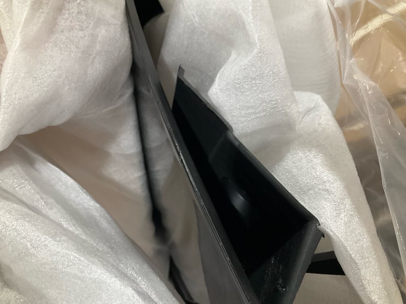 Condition photo showing Good Condition for Glossy Black Front Bumper Skid Plate Trim for Land Rover Range Rover 2018 2019 2020