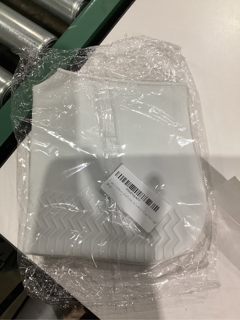 Condition photo showing New/Like New for Waterproof Silicone Shoe Covers, Reusable Shoe Covers for Men Women, Non Slip, Rain Covers for Shoes Black Large Large Black