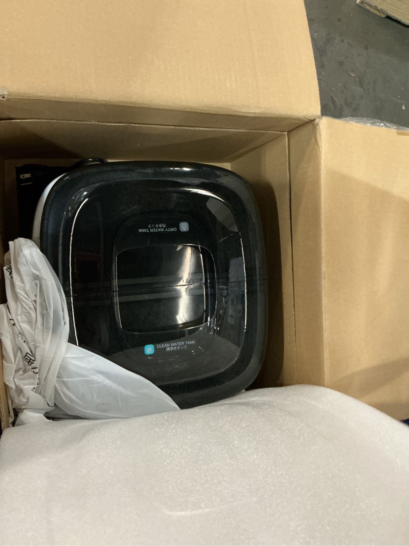 Condition photo showing As Is for lefant lidar robot vacuum and mop, 15000pa suction, 90-day self-emptying, obstacle avoidance, auto mop washing&drying, all-in-one for pet hair carpet, 5g wifi alexa/app/iwatch control, m3 m3-beige
