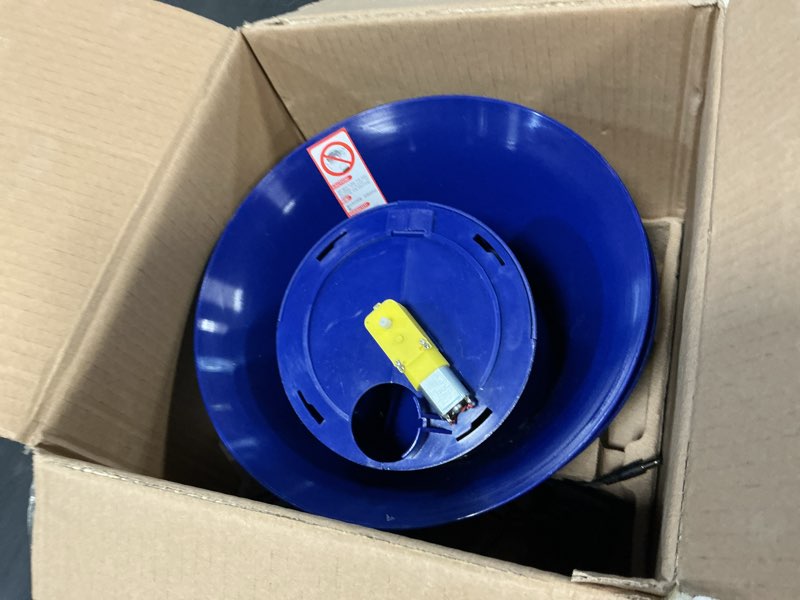 Condition photo showing As Is for ipong v300 table tennis training robot - serves 40mm regulation ping pong balls automatically - play solo w/o playback mode on your ping pong table - various models available, size 19 , blue