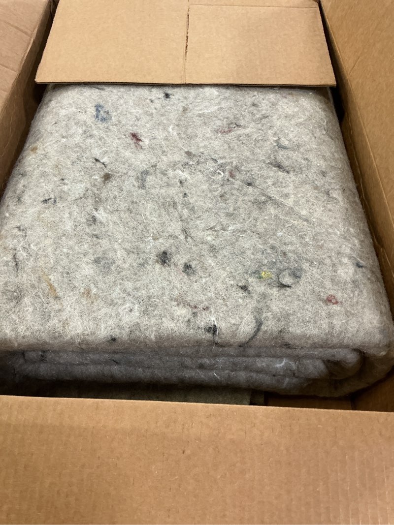 Condition photo showing As Is for mohawk home 7' x 10' 1/4 rug pad 100% felt protective cushion, premium comfort underfoot â€“ safe for all floors
