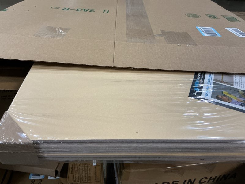 Condition photo showing New/Like New for Art3d 6-Pack Self-Adhesive Acoustic Wall Panels for Home Décor, 24 x 24 Inch Soundproofing Panels for Office Studio Bedroom - High Noise Absorption Polyester Fiber, Camel
