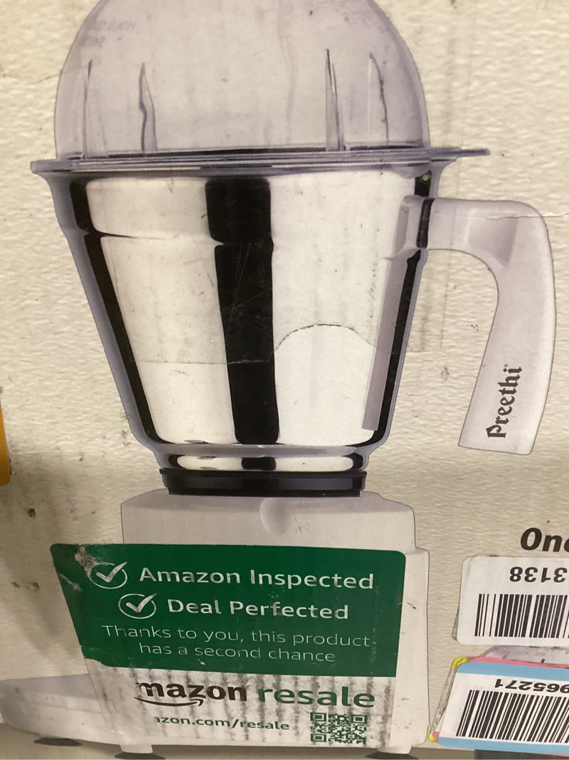 preethi mg146 eco twin 2-jar mixer grinder, medium, white
