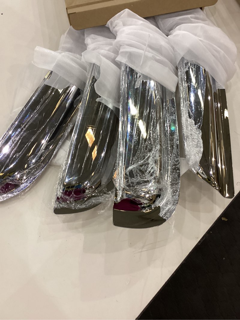 Deebior TY4P07-Y Side Window Visor Wind Vent Deflector,4pc Outside Mount Style Shade Sun Rain Guards