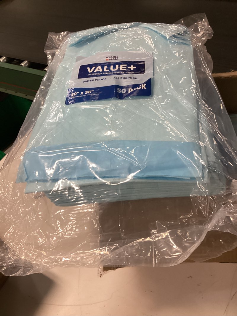 Condition photo showing As Is for Chucks Pads Disposable Adult Underpads [100-Pack] 30"x36" XXL Extra-Large Super-Absorbent Incontinence Bed Pads – Mattress Protector Pee Pads for Adults, Kids & Pets – Bed Protection & Training 30" x 36"