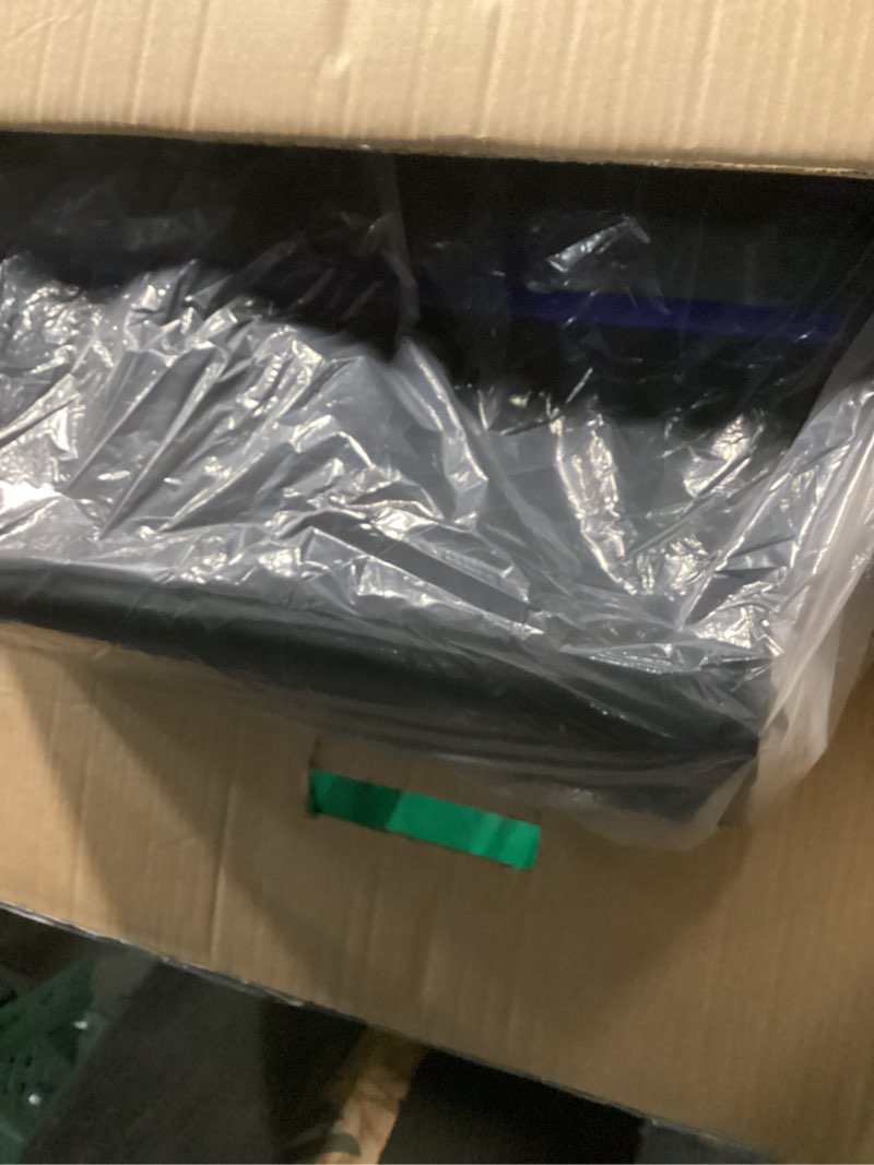 Condition photo showing New/Like New for Medline Ultra Lightweight Transport Wheelchair for Adults, Foldable, 19-Inch Seat Width, Blue Frame, Black Upholstery