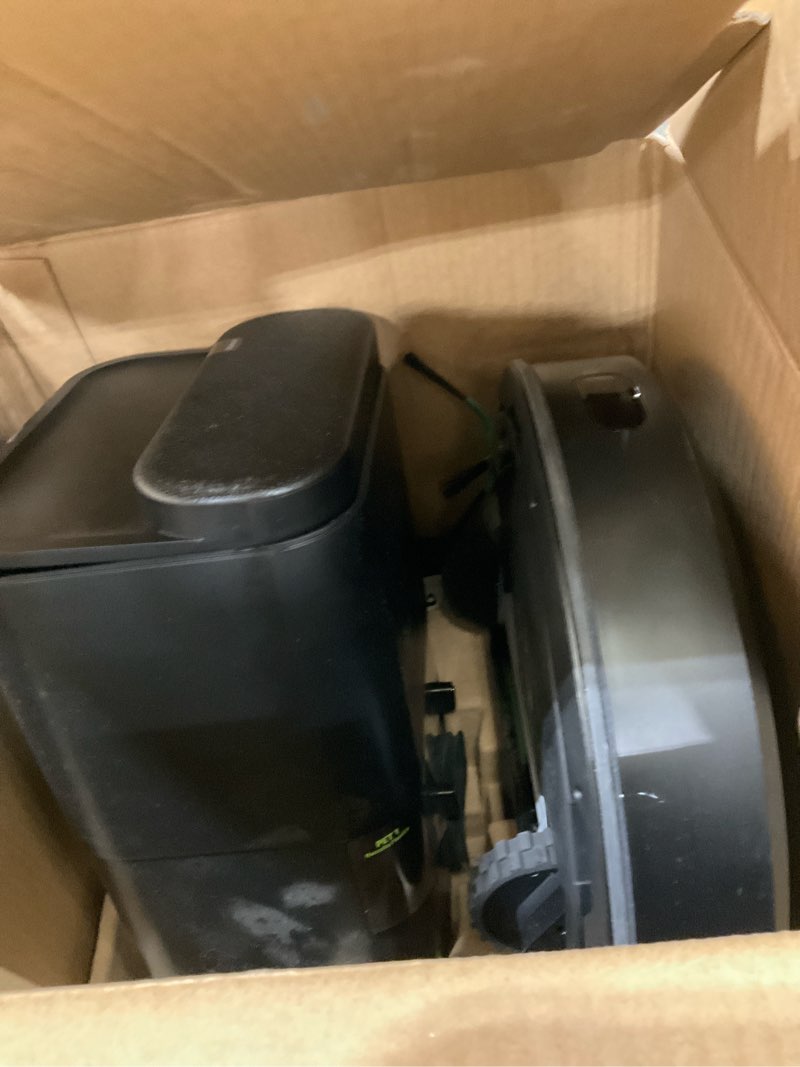 Condition photo showing As Is for irobot roomba 105 vac robot vacuum with autoempty dock for carpet & hard floor - self-empties for 75 days, easy to use, intense power-lifting suction, lidar navigation, cleans in neat rows roomba 105 vac ae