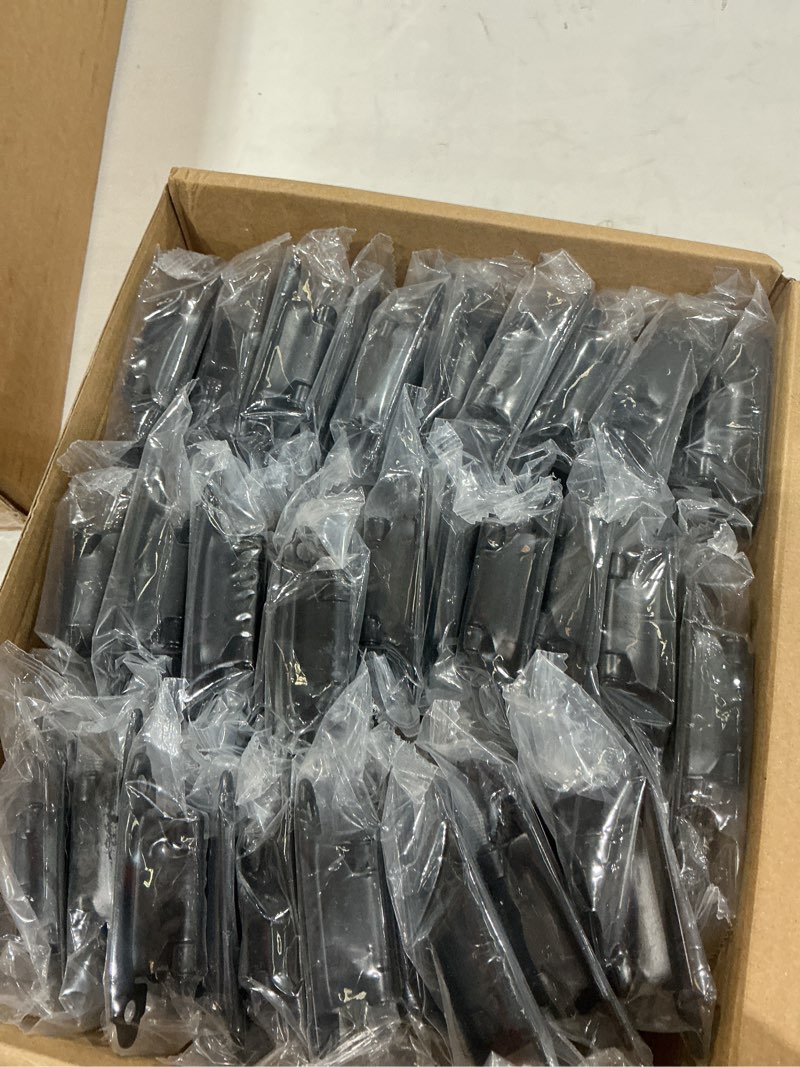Condition photo showing Good Condition for ravinte 60 pack (30 pairs) 1/2" overlay (variable) cabinet hinges, self-closing semi-concealed face mount, matte black decorative hardware with door bumpers for kitchen & cupboard doors black 60