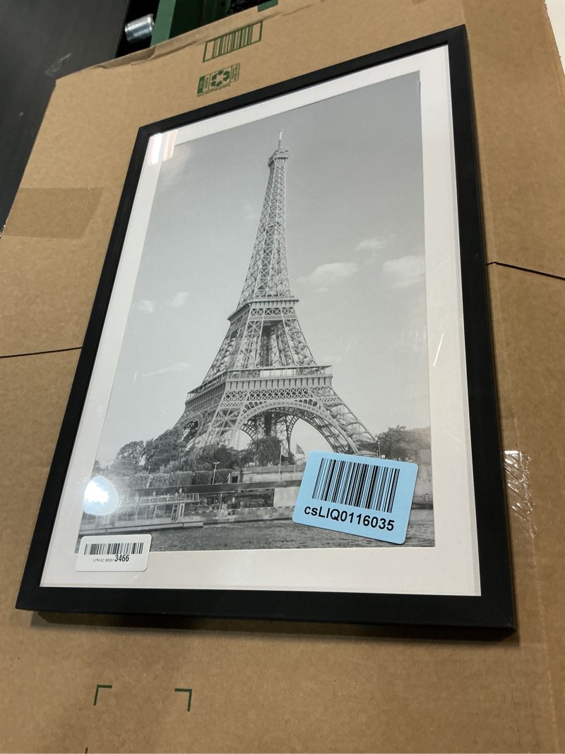 Condition photo showing Good Condition for upsimples 13x19 Picture Frame, Display Pictures 11x17 with Mat or 13 x 19 Without, Wall Hanging Poster Frames, Black, 1 Pack Black 13x19