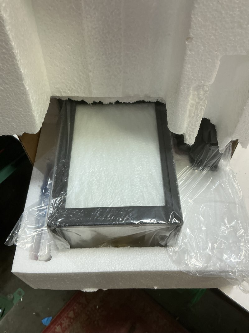 Condition photo showing item condition for FEMILA Solar Powered Wall Lights, 14.2" Wall Mount Solar Lights Outdoor Waterproof, Aluminum Outside Porch Lights for House, with 2700K Bulb, 4FYX93B SL BK SW 14.2", Solar Powered