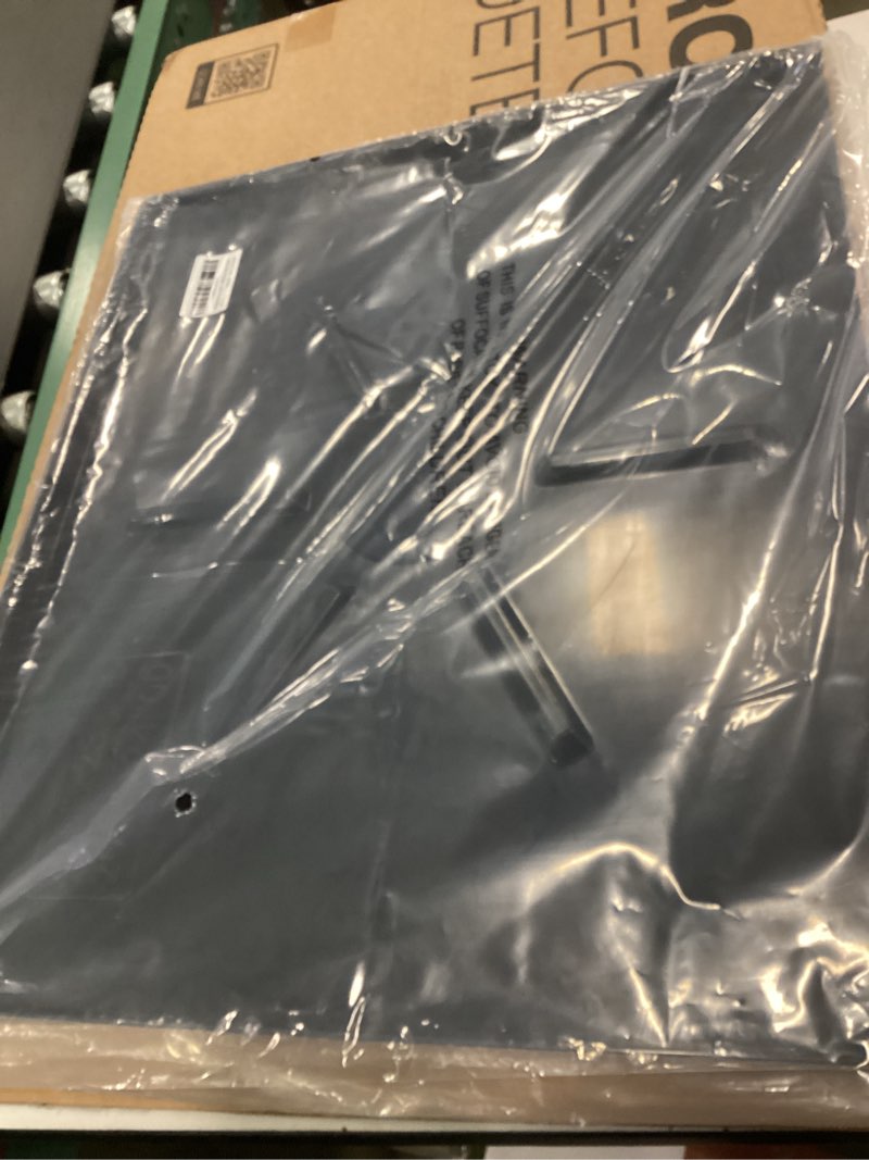 Condition photo showing Good Condition for Dishwasher Drain Pan-Protect Floor and Cabinets, Walls, with Front Opening Size 24X20X1/2in, Crafted from Durable Quality Plastic Material. Warp-Resistant & Even Thickness (Black)