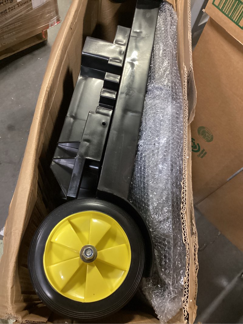 Condition photo showing Good Condition for simpli-magic janitorial cart, 330 lbs capacity – 3-shelf commercial housekeeping cleaning cart on wheels, 25 gallon bag with lid – stable, smooth movement 2022 model