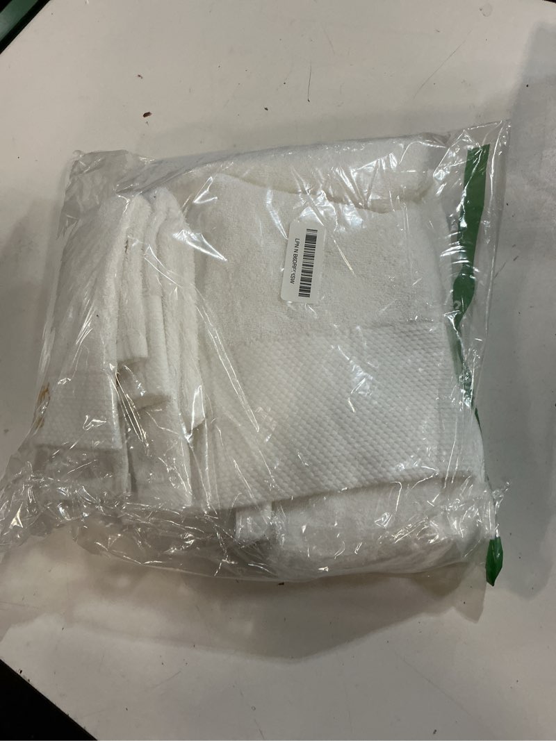 Condition photo showing Good Condition for sunshinejing premium 100% cotton bath towel set;1 bath towels,1 hand towel & 1 washcloth,luxury bathroom super soft and highly absorbent,hotel & spa quality color 1