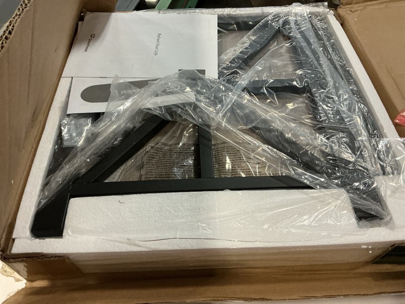 Condition photo showing New/Like New for greenforest end table with 2-tier storage shelf, 19.7 inch side table for living room, modern nightstand bedside table for bedroom office, grey wash grey wash 19.7inch
