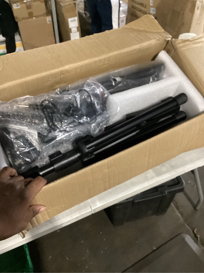 Condition photo showing Good Condition for qfx pbx-800tws 8-inch tws bluetooth stereo pa system with 2 8" speakers, 2 microphones, 2 stands, and a remote control