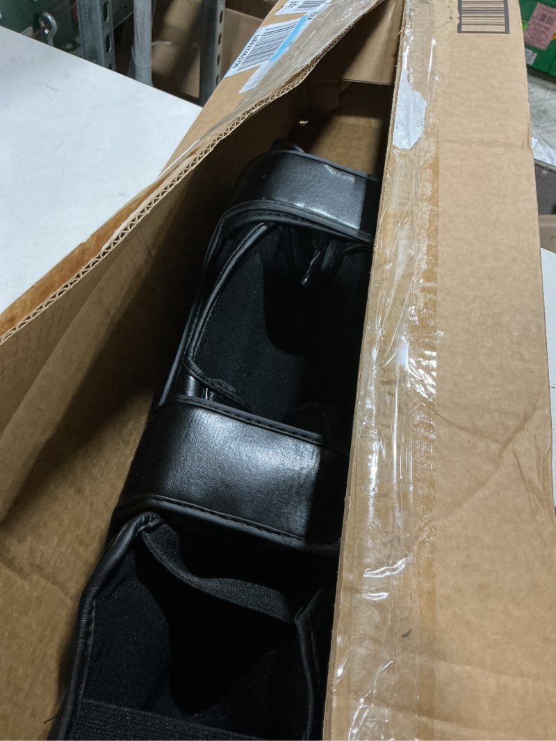 Condition photo showing As Is for muay thai shin guards, shin pad for martial arts, kick boxing leg instep protection pads for sparring, mma kickboxing taekwondo professional training equipment gear medium