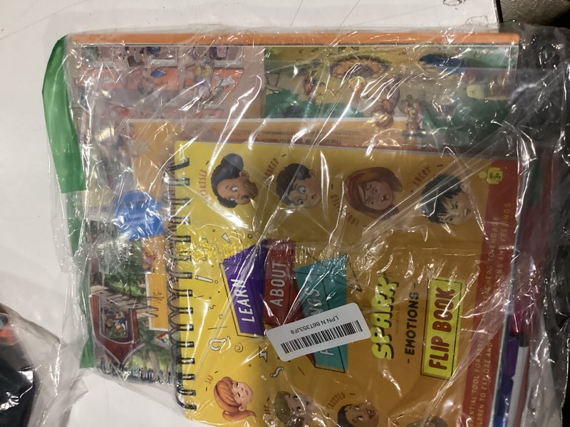 Condition photo showing Good Condition for picture book and emotion cards, picture story cards, social emotional learning activities, autism homeschooling, educational busy book, speech therapy materials (wh question flipbook) picture this flipbook #1