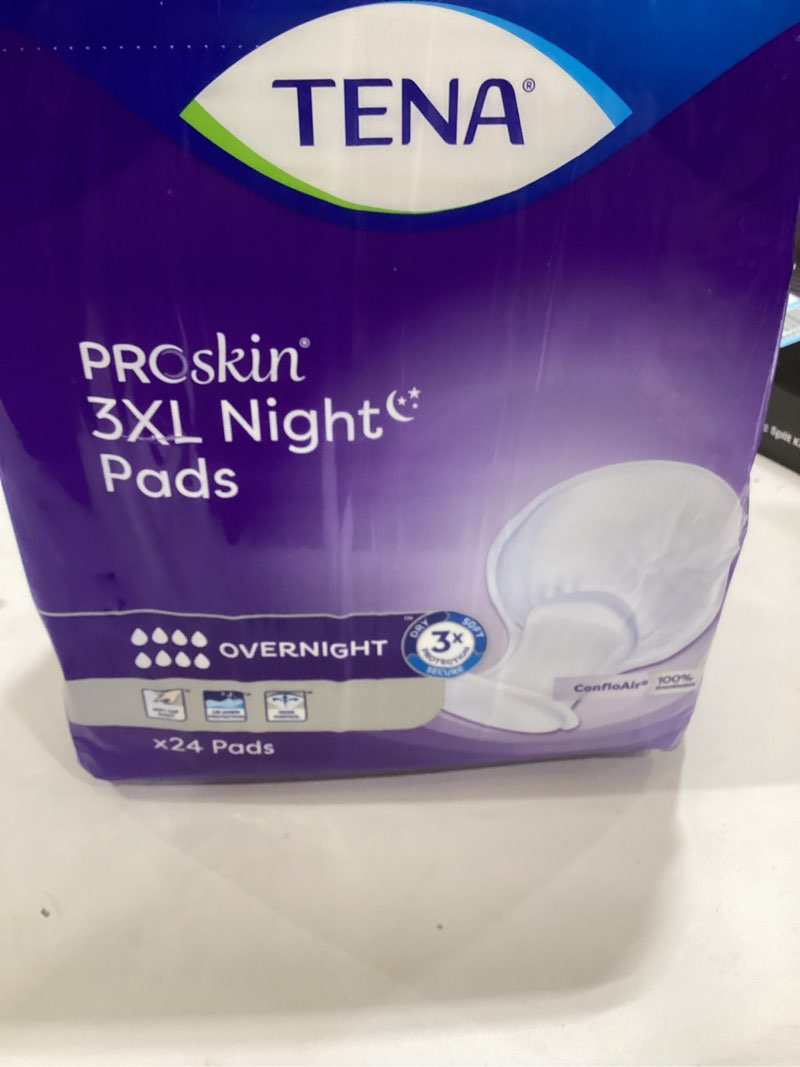 Condition photo showing Good Condition for Tena Proskin Women Overngt Pads 3XL 24Ct, 1 ea