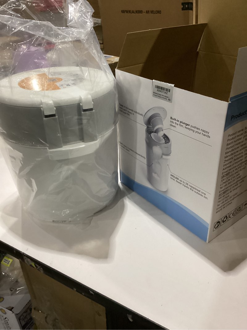 Condition photo showing Good Condition for Bellababy Diaper Pail, Upgrade Baby Diaper Bin with Double Odor Locking, Includes 4 Refills (270 inc