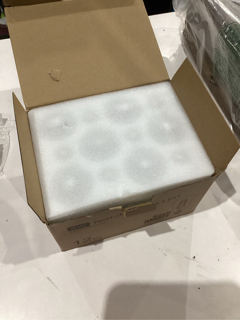Condition photo showing New/Like New for 12-Pack Vintage LED Edison Bulbs 100W Equivalent 1400LM High Brightness 8W ST58 LED Filament Light Bulbs 3000K Warm White E26 Medium Base CRI90+ Antique Clear Glass for Home Dinning Room, Non-dimmable Warm White 12 Count(Pack of 1)