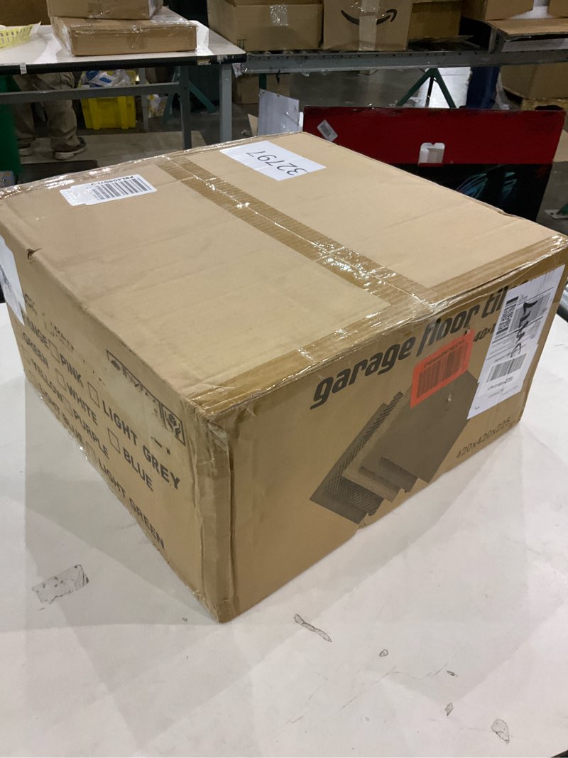 10 Pack Attic Flooring System Deck, 15.75" x 15.75" Waterproof Plastic Interlocking Deck Tiles, Easy