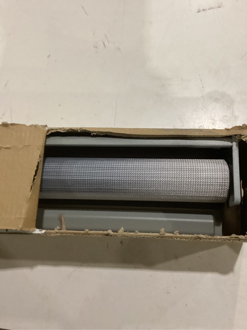 Condition photo showing Good Condition for (not tested)joydeco cordless zebra blinds for windows, dual layer light control window blinds with light-proof aluminum cover, free-stop roller shades for home & office (gray,28\" w x 75\" h) upgrade- grey (aluminum cover) 28\"w x 75\"h