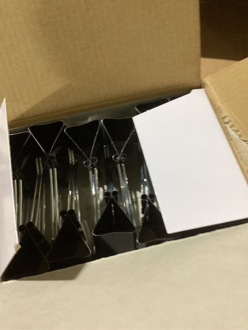 Condition photo showing Good Condition for office depot brand heavy-duty binder clips, large, 2" wide, 1" capacity, black, box of 48