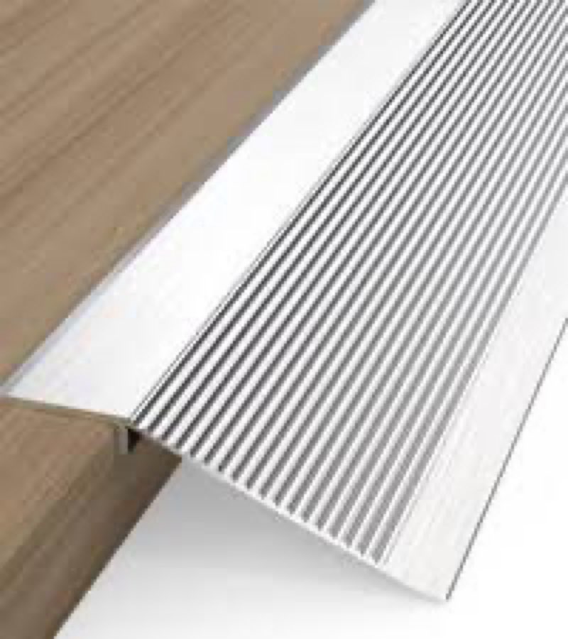 Aluminum Floor Transition Strip - 36 Inch Ramp Reducer for Doorways & Wheelchair Access - Suitable f