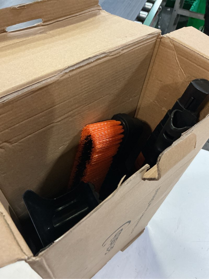 Condition photo showing As Is for 5-in-1 Extendable Snow Shovel and Ice Scraper for Car, 31"-40" Snow Brush with Squeegee, Pivoting Brush Head & Foam Grip for Windshield, Truck, SUV