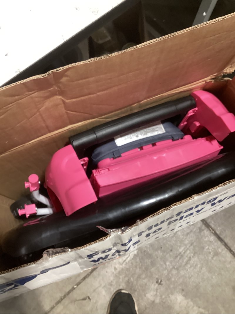 Condition photo showing Good Condition for Bright Starts Ford Mustang 4-in-1 Pink Baby Activity Center & Push Walker with Removable Interactive Steering Wheel -Toy, 6 Months and up Pink Mustang
