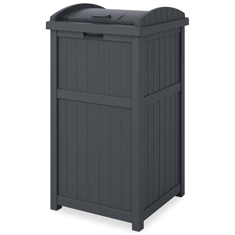 30 Gal. Outdoor Trash Can with Lid