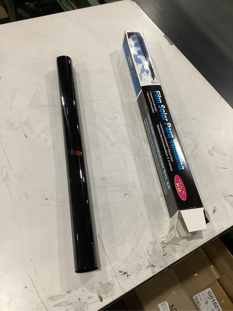 Condition photo showing New/Like New for 15% 20 in x 10 Ft DIY Professional Adhesive Window Tint Film Uncut Roll Car Wrap Film Automotive DIY Decals 15 Color