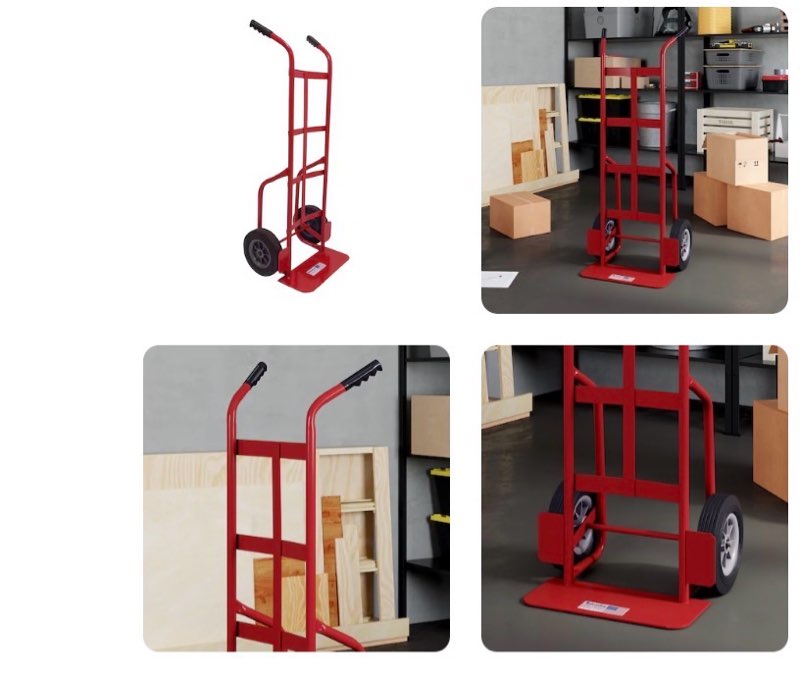 milwaukee milwaukee dual handle truck with stair climbers
