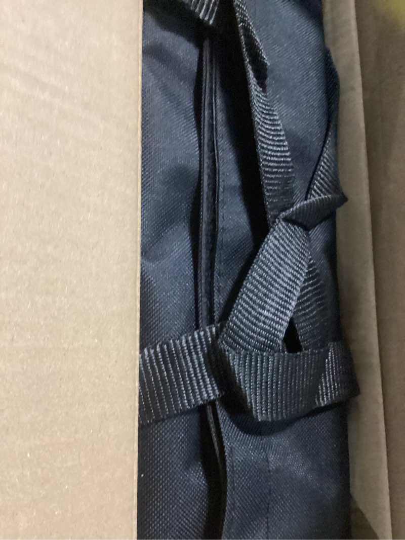 Condition photo showing Good Condition for FUNYKICH 3ft Camping Folding Table L34.2''xW15.7'', 3 Adjustable Height Portable Small Folding Tables, Lightweight Aluminum Beach Table with Carry Handle for Camping, Backyard BBQ, Picnic, Travel Black Tabletop size:L34.2"xW15.7"