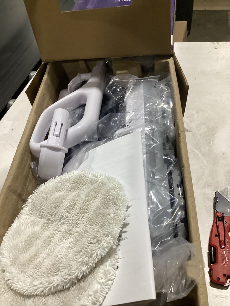 Condition photo showing Good Condition for 2-in-1 Steam Mop & Handheld Steam Cleaner,Floor Steamer with 13 Accessories,30s Fast Heat-Up, 550ml Tank,16.4ft Cord,4 Washable Pads,Deep Cleaning for Hard Floors,Carpets and Multi-Surface White