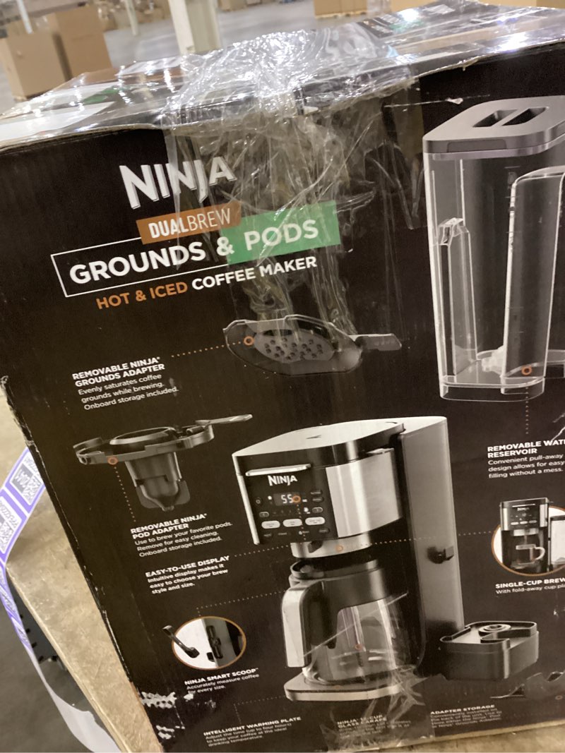 Condition photo showing As Is for Ninja Dualbrew Hot & Iced Coffee Maker 