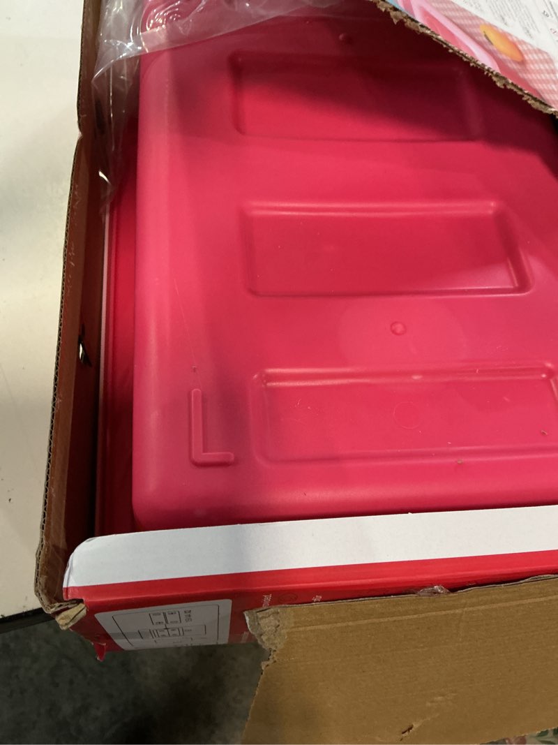 Condition photo showing Good Condition for cute stone color changing play kitchen sink toys, children electric dishwasher playing toy with running water,upgraded real faucet and play dishes,pretend role play toys for kids boys girls pink
