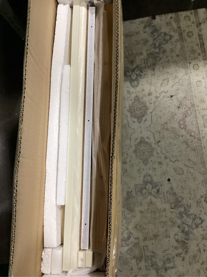 Condition photo showing New/Like New for haotian fsr123-mi, beige shoe bench with drawer and removable cushion, storage bench, shoe rack, shoe cabinet for hallway, entryway and bedroom