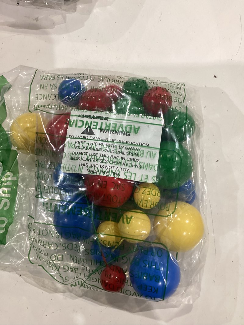 Condition photo showing As Is for beishida 40 pcs mini balls cake toppers - foam balls diy cake topper inserts for birthday wedding baby shower anniversary cake decorations (red blue yellow green) 40-red yellow blue green