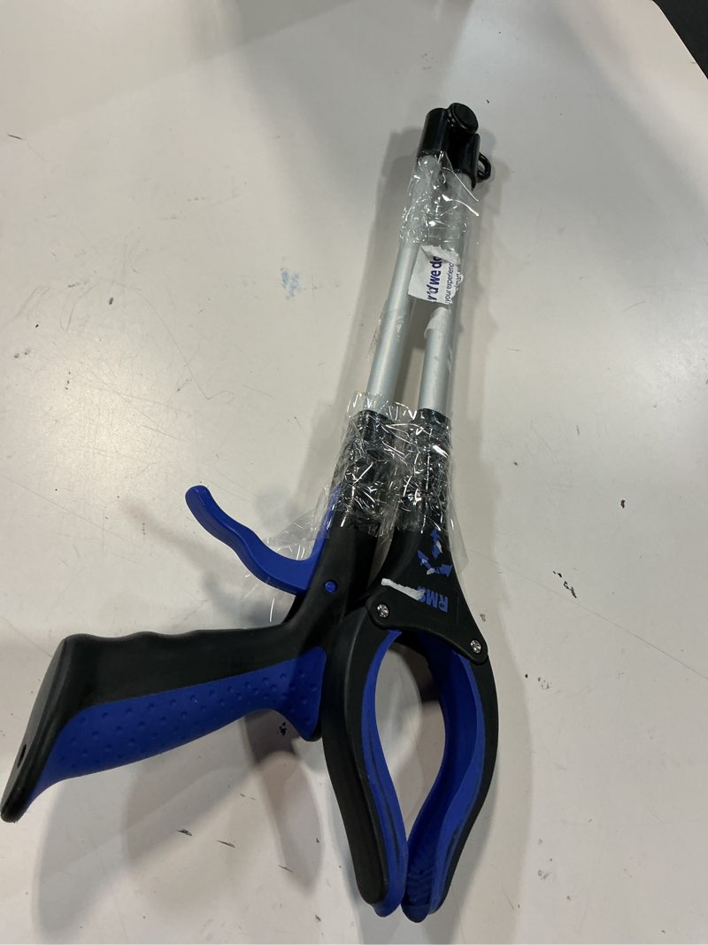 Condition photo showing Good Condition for grabber reacher tool - 32” reacher grabber tool with strong magnetic and swivel head - heavy duty pick up stick grabbers for seniors, trash, surgery recovery must haves gifts(blue)