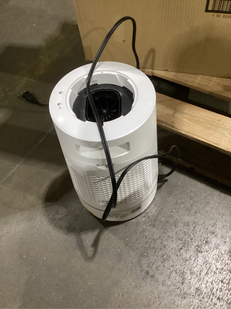 Condition photo showing As Is for Shark TurboBlade Cool + Heat – 2-in-1 Bladeless Tower Fan & Space Heater for Customizable Year-Round Indoor Use, Bedroom, Living Room, & Office | Powerful Cooling + Rapid Room Heating, Charcoal, TH202(powers on)