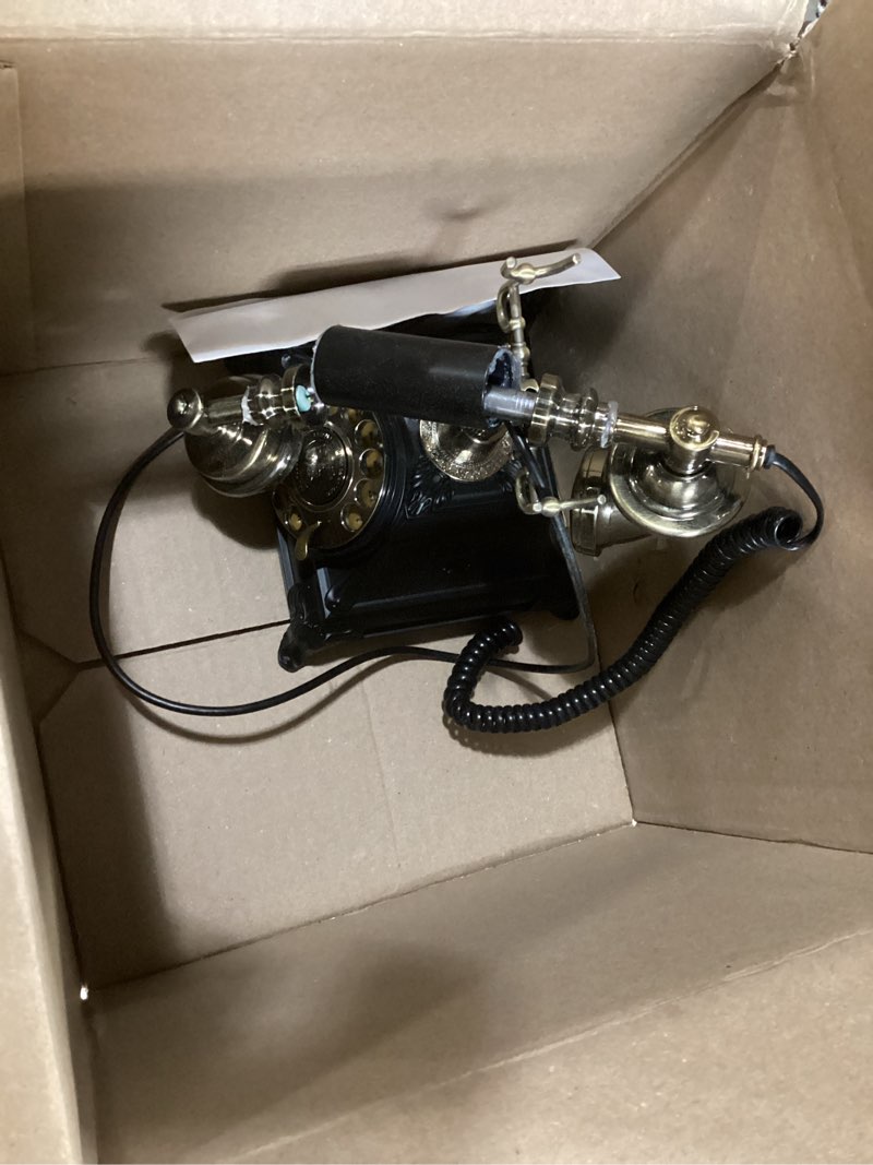 Condition photo showing Good Condition for Audio Guest Book Wedding Phone, Audio Guest Book Record Customized Audio Messages Guest Book Alternatives Classic Retro Phone for Parties Birthdays Rentals Confessions Special Occasions (Black)