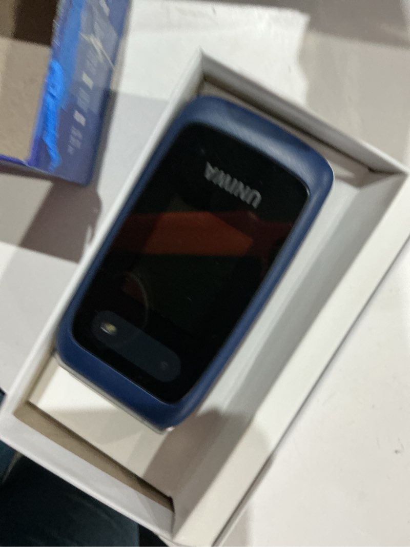 Condition photo showing As Is for mosthink 4g unlocked flip cell phone for senior with speed talk sim card, sos big button basic cell phone for elderly, 2.4'' hd display, big volume, 1450mah battery with charging dock (blue)