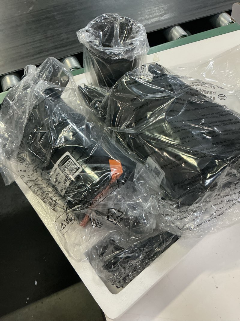 Condition photo showing New/Like New for ecoself cold press juicer - wide mouth hopper for fruits & vegetables & leafy greens - juicer machines with self feeding - hands-free design - juice extractor machine easy to clean with brush premium black