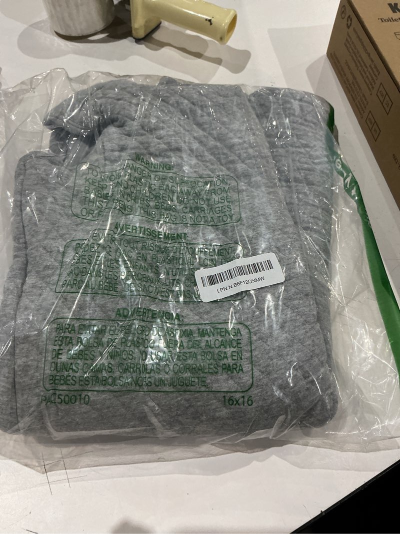 Condition photo showing Good Condition for yoofoss baby sleep sack 12-18 months tog 2.5 winter baby wearable blanket, 100% organic cotton toddler sleeping sack 2-way zipper warm quilted sleep sack grey large