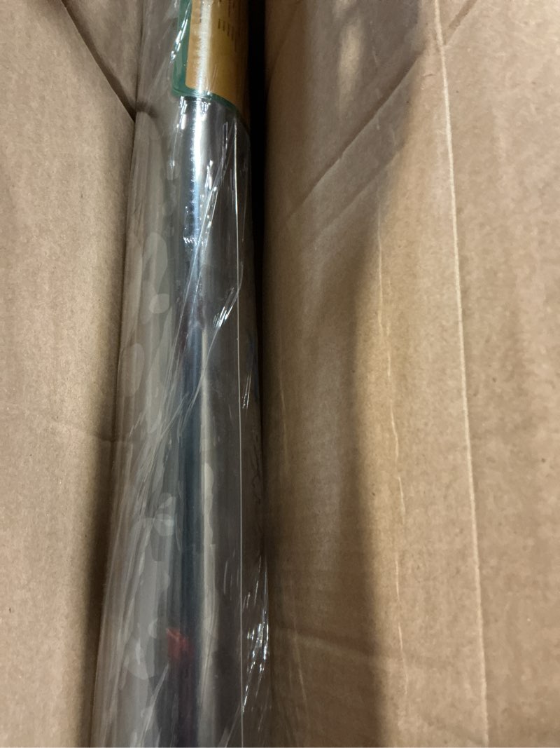 Condition photo showing New/Like New for 38" x 70" clear table cover protector, waterproof & durable, rectangular plastic tablecloth for dining room, kitchen, office clear 38" x 70"