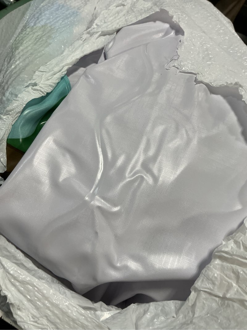 Condition photo showing As Is for Sensory Chair for Kids, Inflatable Rocking Chair for Kids with Autism & ADHD, Air Cloud Rocker for Toddler as 3 4 5 6 7 8 Year Old Boy Girl Gifts, Autism Sensory Products Training Body Coordination Grey