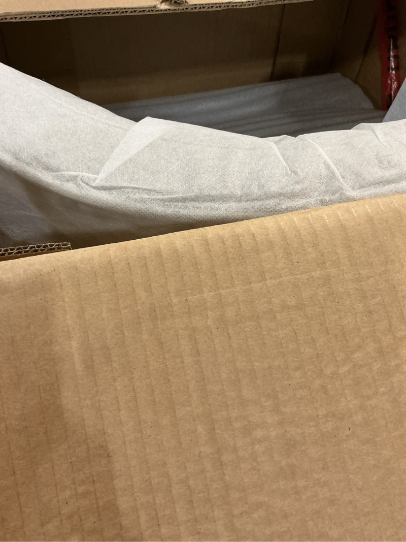 Condition photo showing New/Like New for madison park emmett swivel stool-chic modern, scoop back, counter height barstool, kitchen island chair solid wood legs, silver nailhead accent, assembly required, 21" w x 22" d x 37" h, light grey